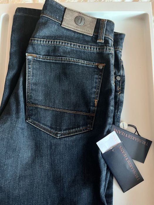 Men Trussardi Jeans Navy Denim 30