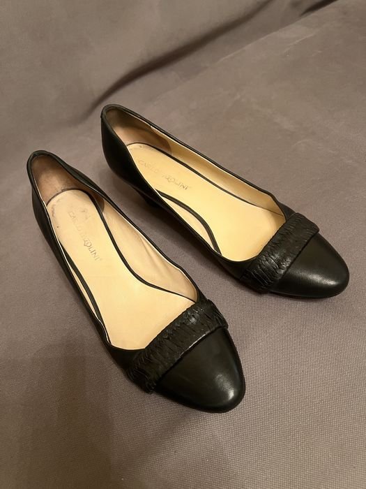 Women Heels Leather 38
