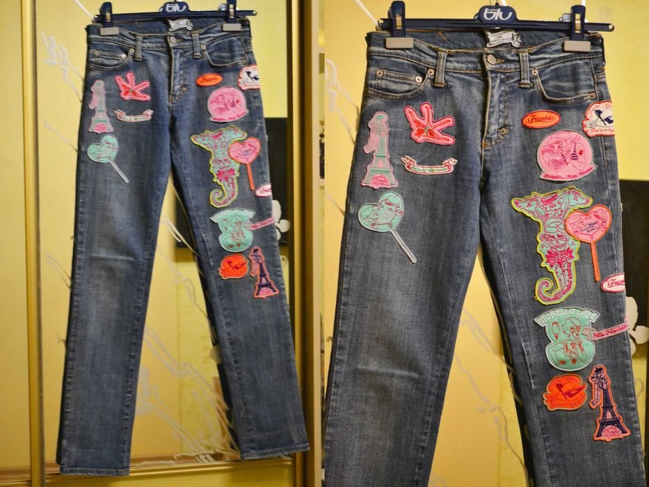 Женские Frankie Morello Джинсы Синие