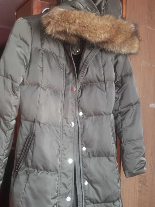 Женская Hallhuber Зимняя Куртка Хаки 34