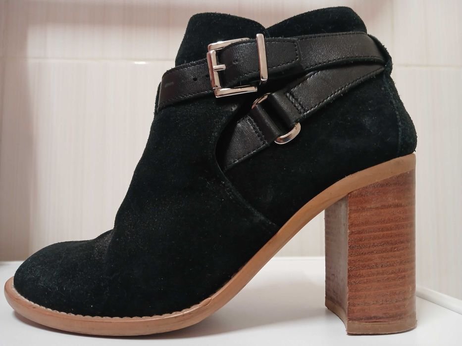 Женские Kurt Geiger Ботильоны Чёрные Замша 38