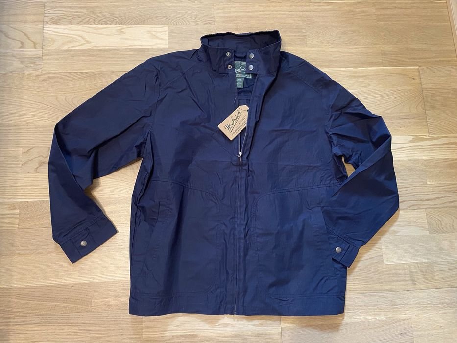 Men Woolrich Windbreaker Navy 40