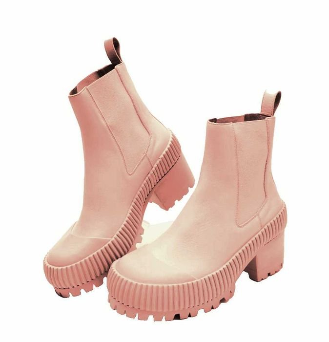 Women JW Anderson Boots Pink 40