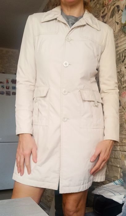 Женский Kenneth Cole Плащ Бежевый M