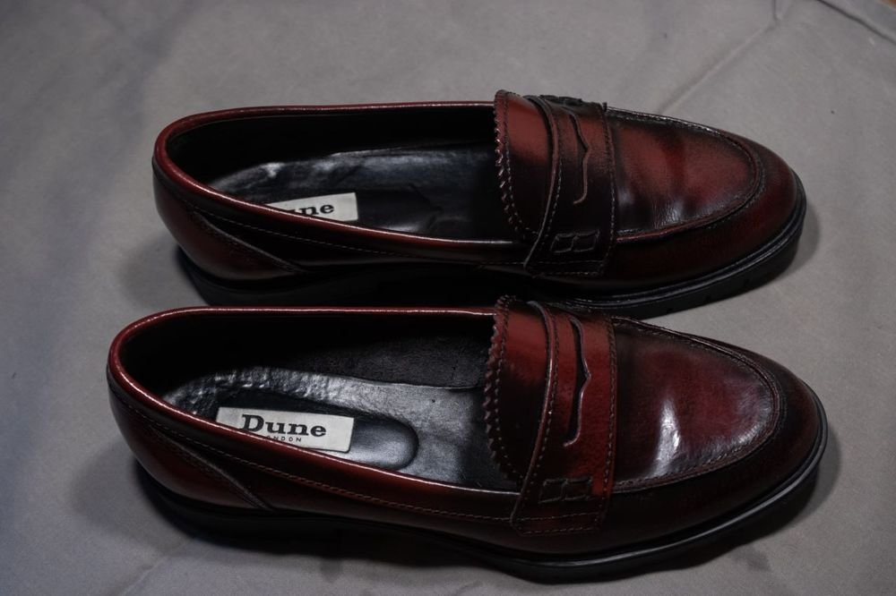 Damen Dune Slipper Burgunder Leder 37