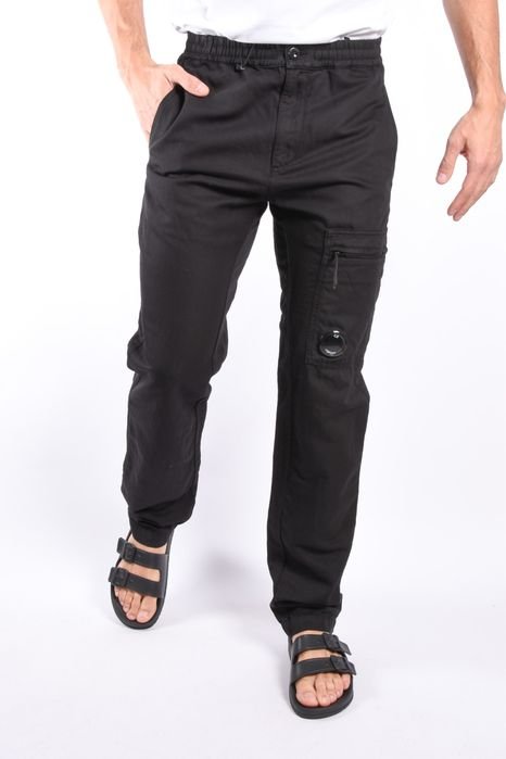 Homme C.P. Company Pantalons Noir Lin 30