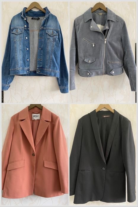 Женский Джинсовая Куртка Розовая 36