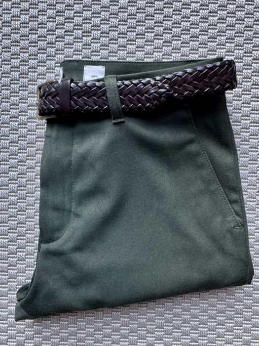 Мужские Брюки Зелёные 32