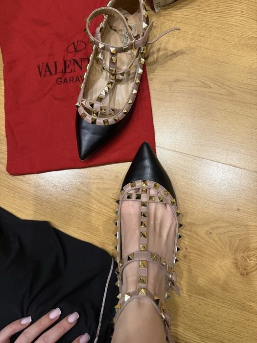 Женские Valentino Туфли Чёрные 36