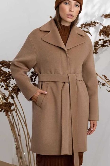 Femme Nata´El Manteau Beige Laine 40