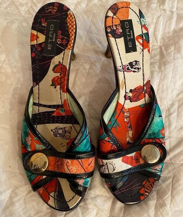 Women Etro Heels Multicolor Textile 36