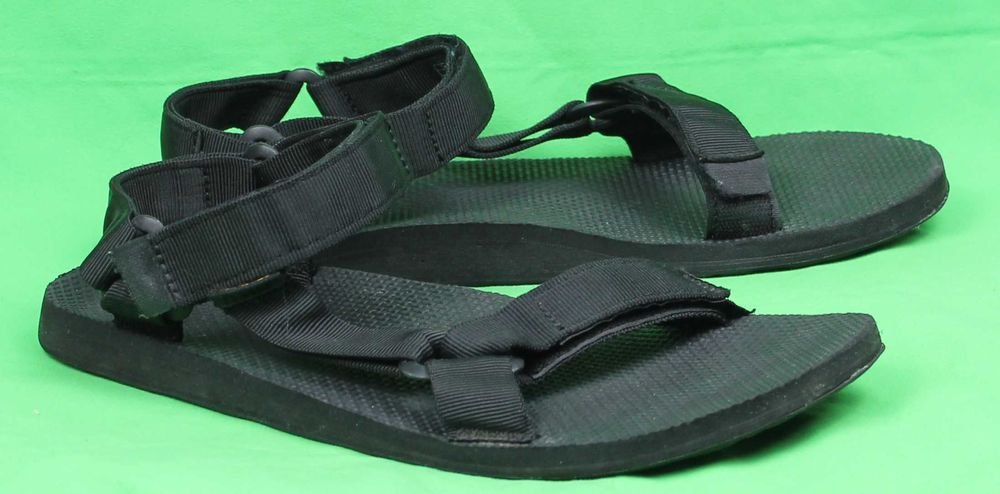 Женские Teva Босоножки Чёрные Ткань 43