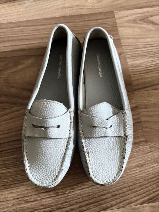 Женские Pierre Cardin Мокасины Голубые Кожа 38