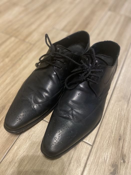 Uomo Melvin & Hamilton Tacchi Nero Pelle 44