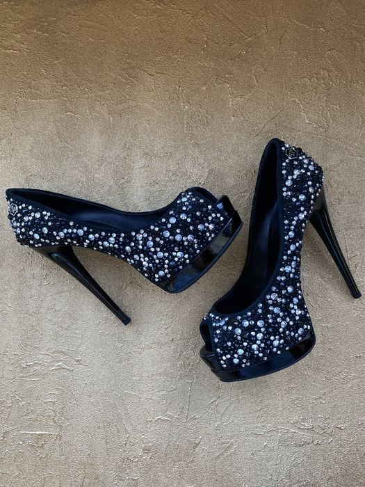 Frauen Absätze Schwarz 38