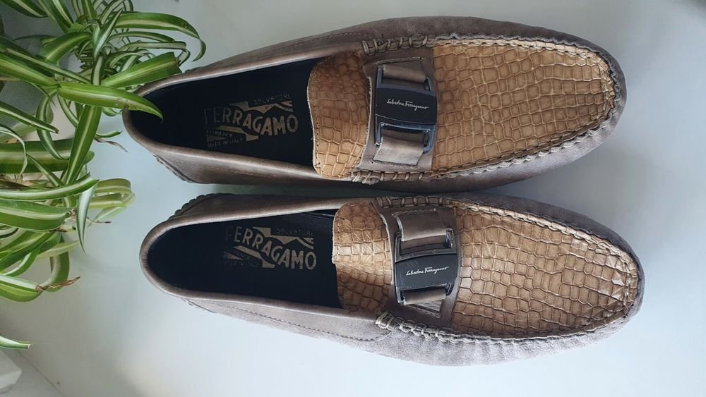 Homme Salvatore Ferragamo Talons Marron Cuir 41