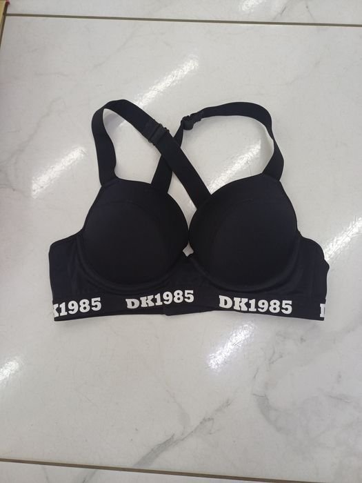 Женский DKNY Спортивный бюстгальтер Чёрный