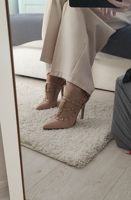 Женские Туфли Бежевые 38