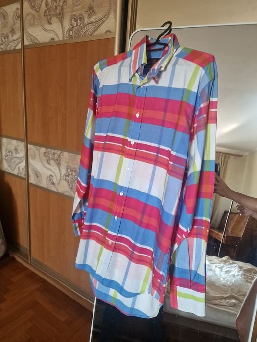 Men Etro Shirt Multicolor Cotton 39