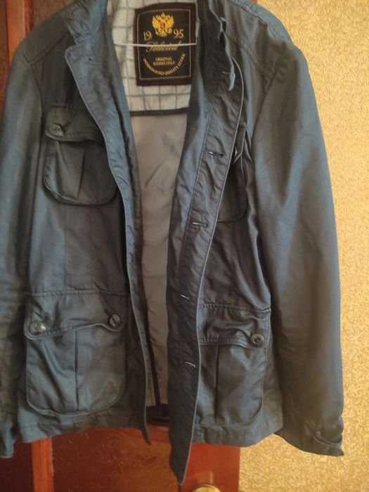 Herren Selected Jacke Marineblau 38