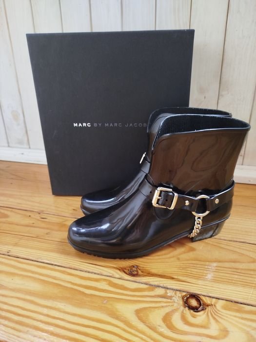 Donna Marc Jacobs Stivali in Gomma Nero Altro 39