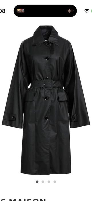 Женский Maison Margiela Тренч Чёрный 38