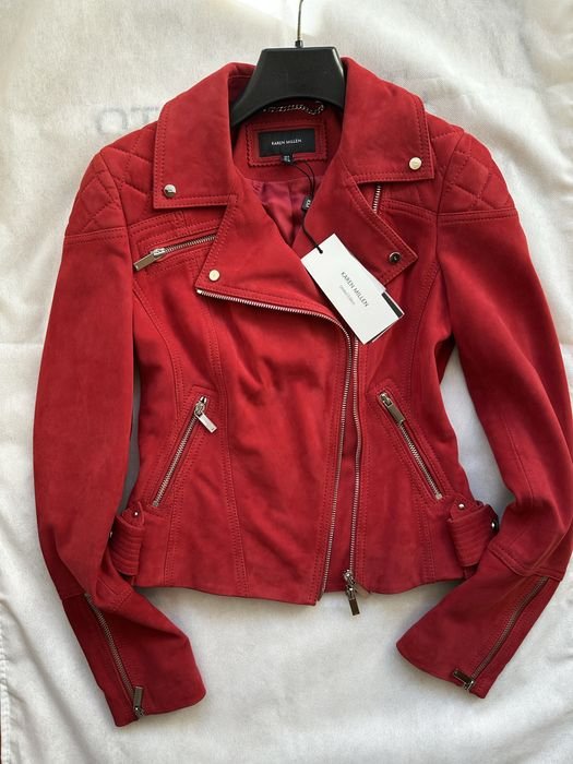 Women Karen Millen Jacket Red