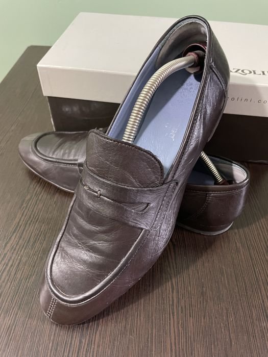 Homme Carlo Pazolini Mocassins Marron Cuir 43