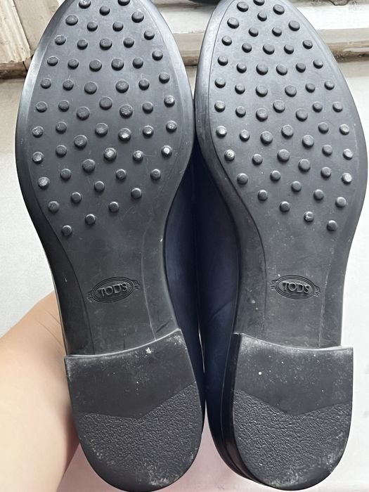 Donna Tod's Mocassini Blu Navy Pelle Sintetica 38