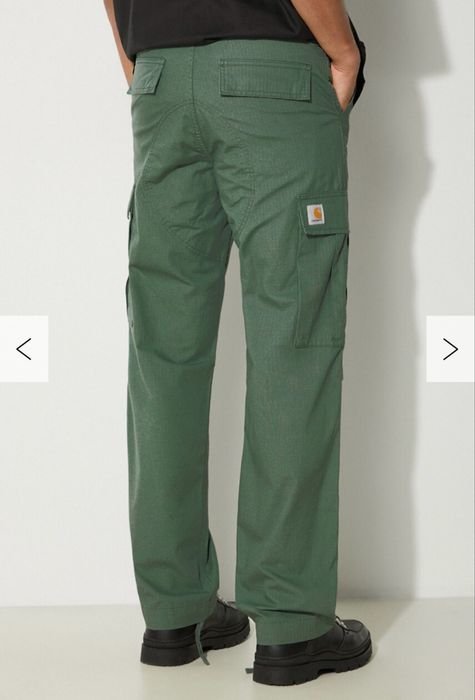 Мужской Carhartt WIP Штаны Зелёный 36-38
