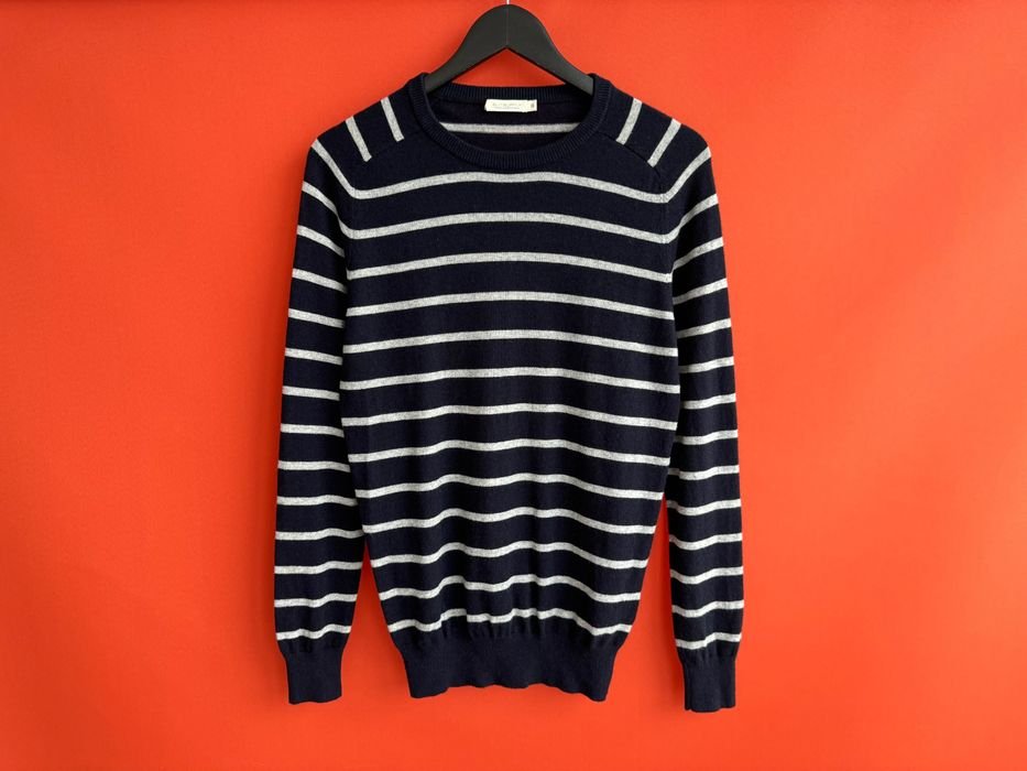 Мужской SuitSupply Свитер Тёмно-синий Вовна 36