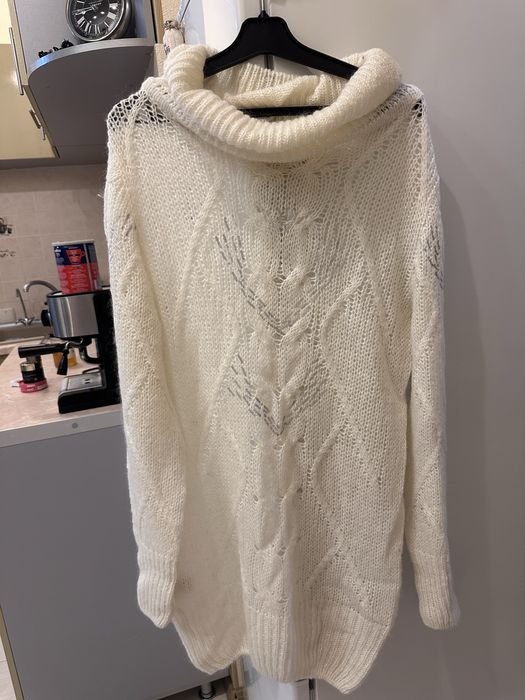 Мужской Ermanno Scervino Светр Белый Вовна One