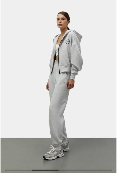 Женский GNZ Спортивный костюм Серый Меланж Хлопок