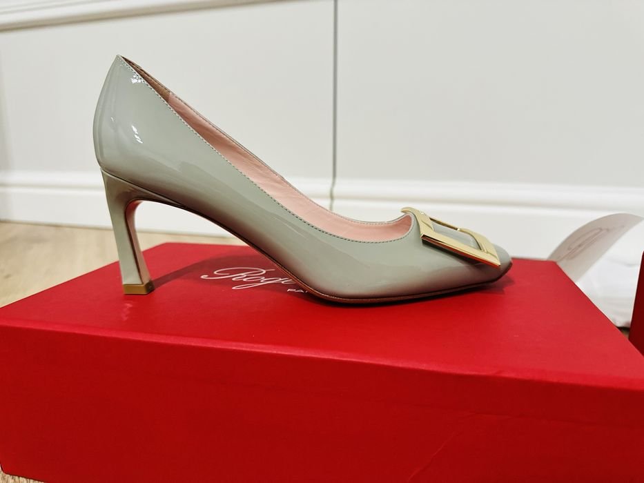Women Roger Vivier Heels Grey 35