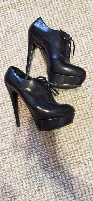 Женские Nando Muzi Ботильоны Чёрные Кожа 38.5