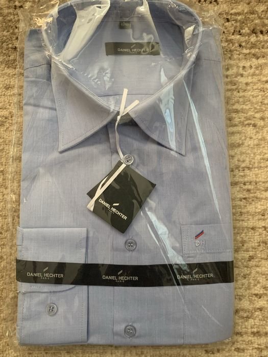 Мужская Daniel Hechter Рубашка Тёмно-синий Хлопок