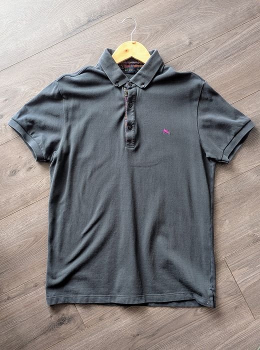 Uomo Etro Polo Grigio 40