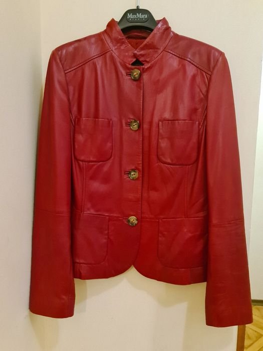 Damen Max Mara Jacke Hellkirsche M