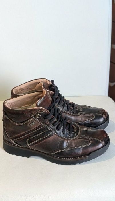 Мужские Daniel Hechter Ботинки Коричневые Кожа 42