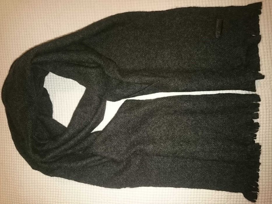 Unisex Brioni Sciarpa Nera Cashmere