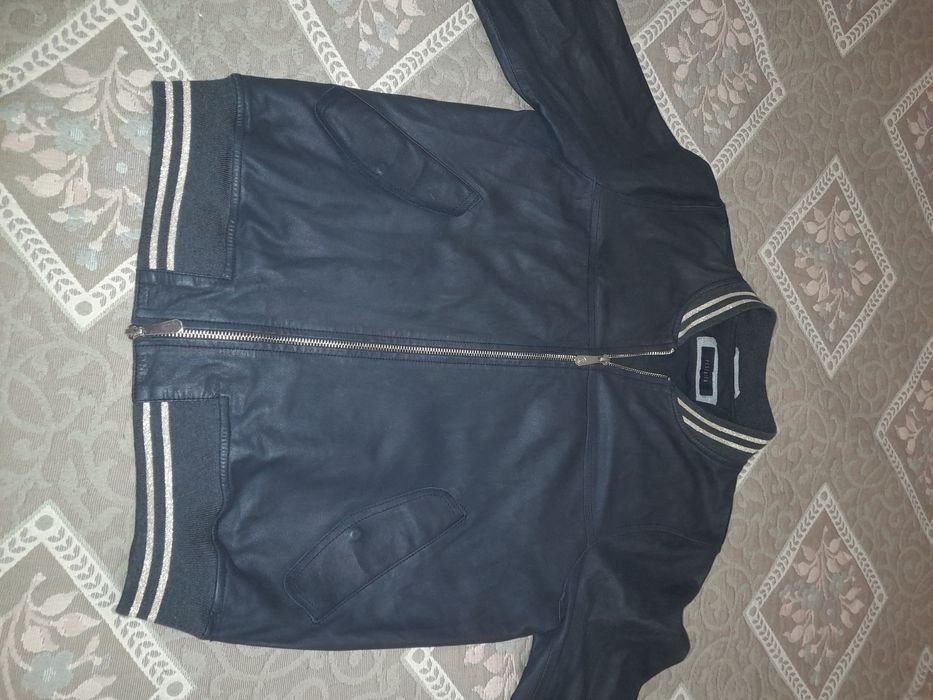 Women Peserico Windbreaker Black Leather 36