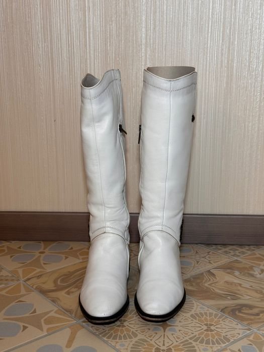 Femme Bally Bottes Blanches 38