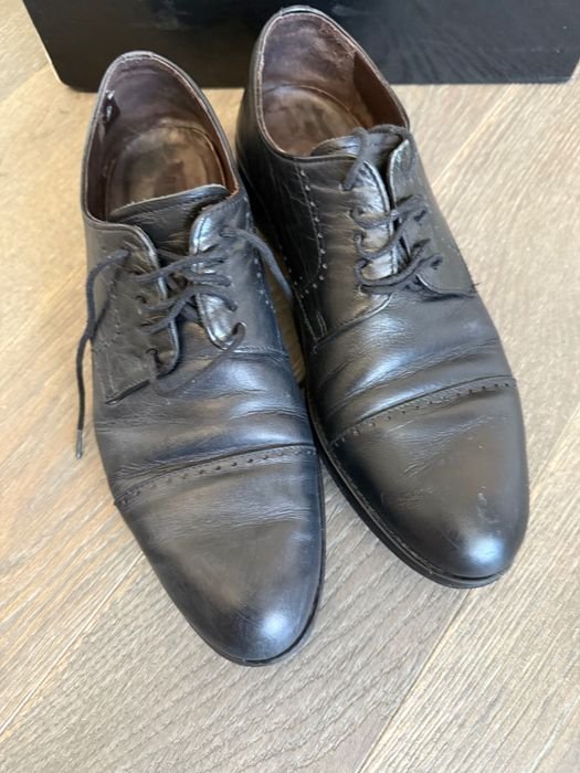 Мужские Benvenuto Туфли Чёрные Кожа 42.5