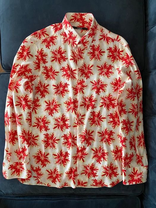 Men Gianfranco Ferre Shirt Orange Viscose 38