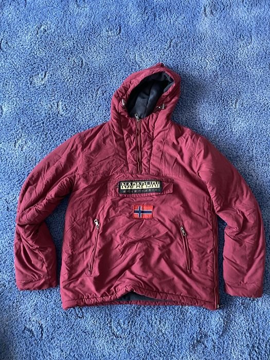Men Napapijri Anorak Burgundy 38