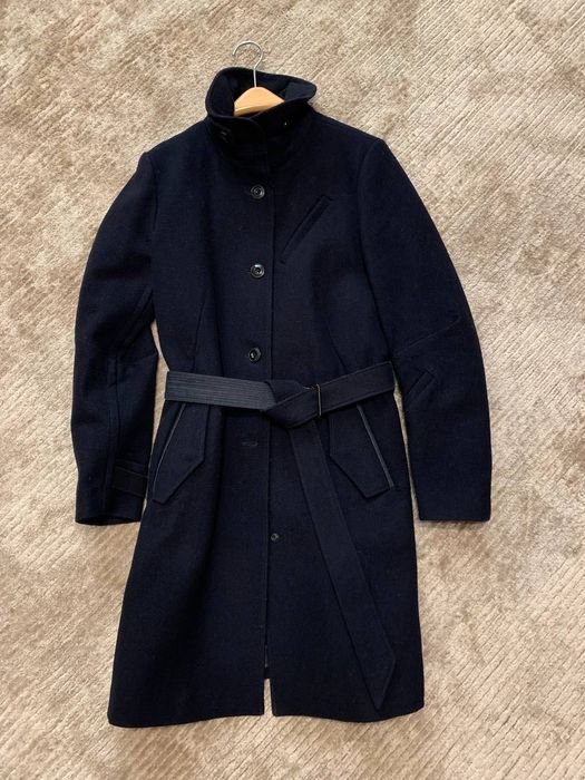 Женское G-Star Raw Пальто Тёмно-синий Вовна 36