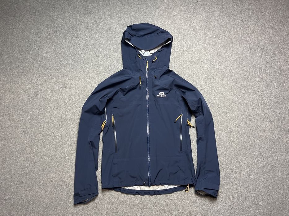 Men Mountain Equipment Windbreaker Navy Gore-Tex S