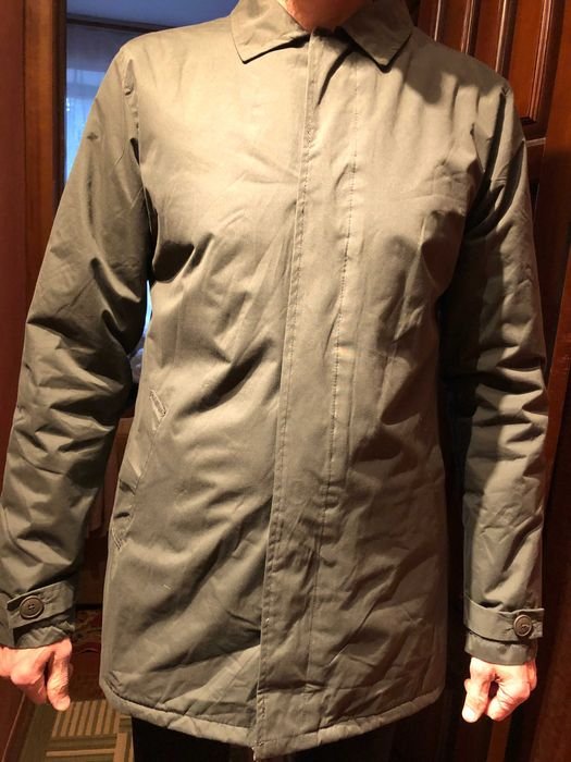Uomo French Connection Cappotto Trench Verde Scuro