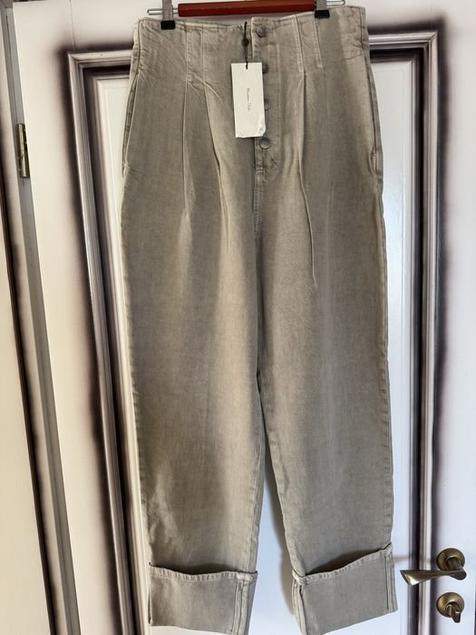 Women Massimo Dutti Jeans Beige 40