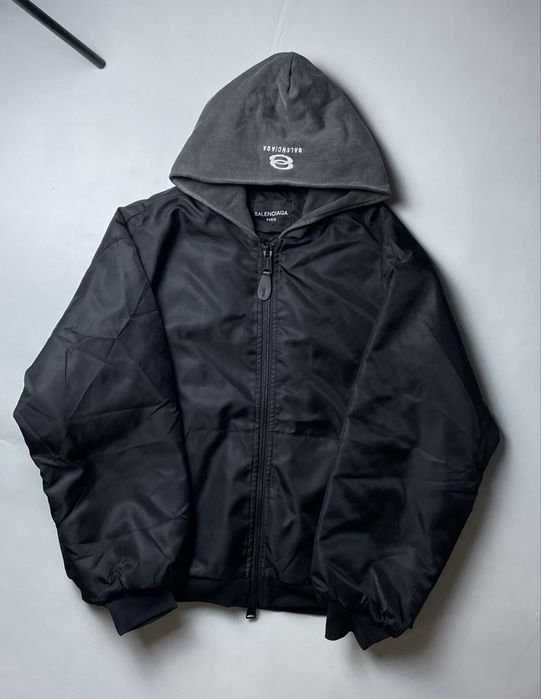 Herren Balenciaga Bomber Schwarz 36